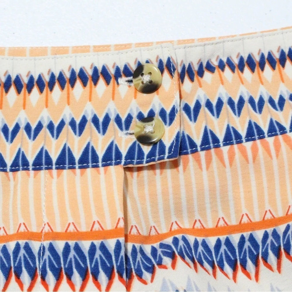 JCrew Lightweight Beach Pant Size Small Peach Geometric - Picture 5 of 9